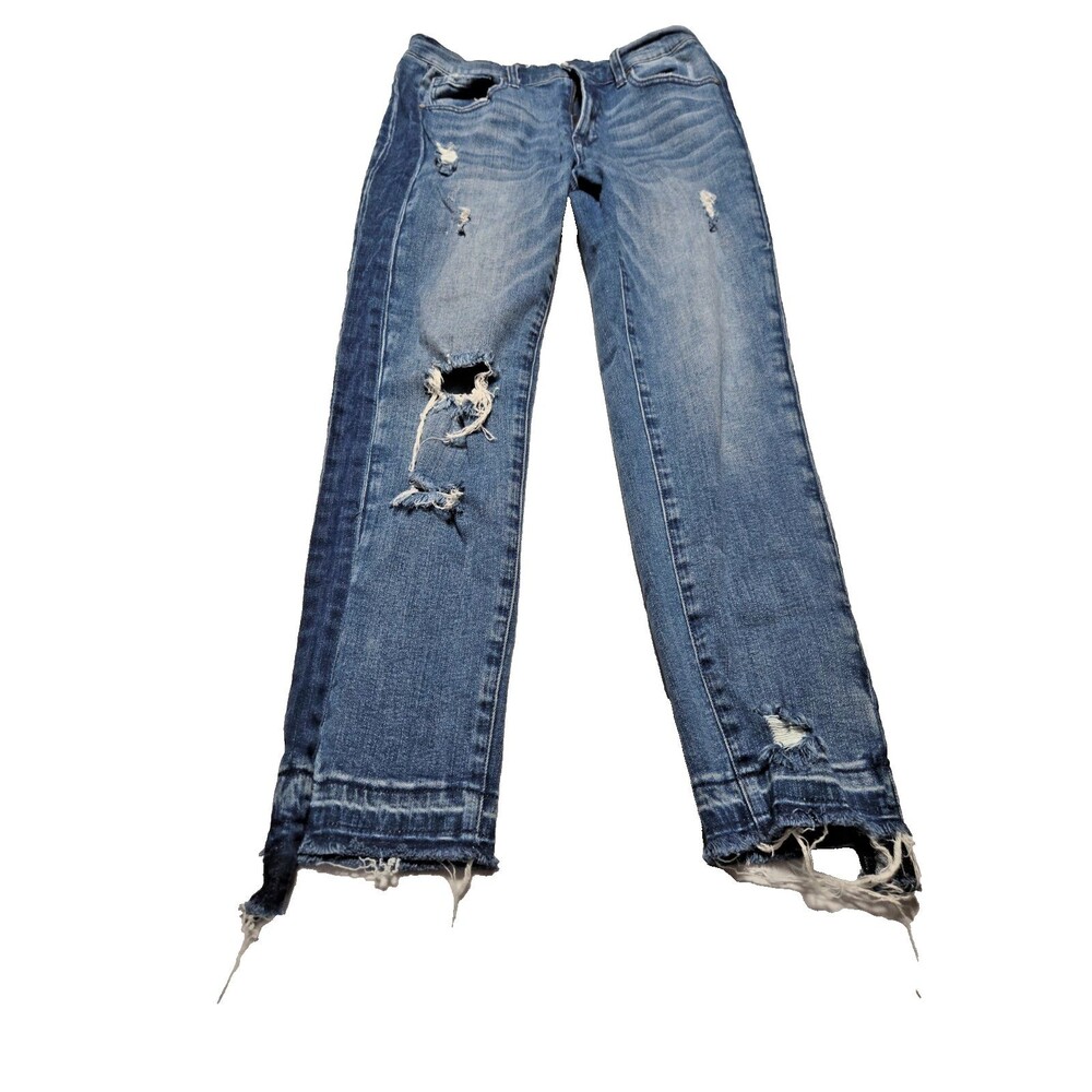 Tricot Distressed Jeans Size 11 Waist 30 Inseam 27 VGC